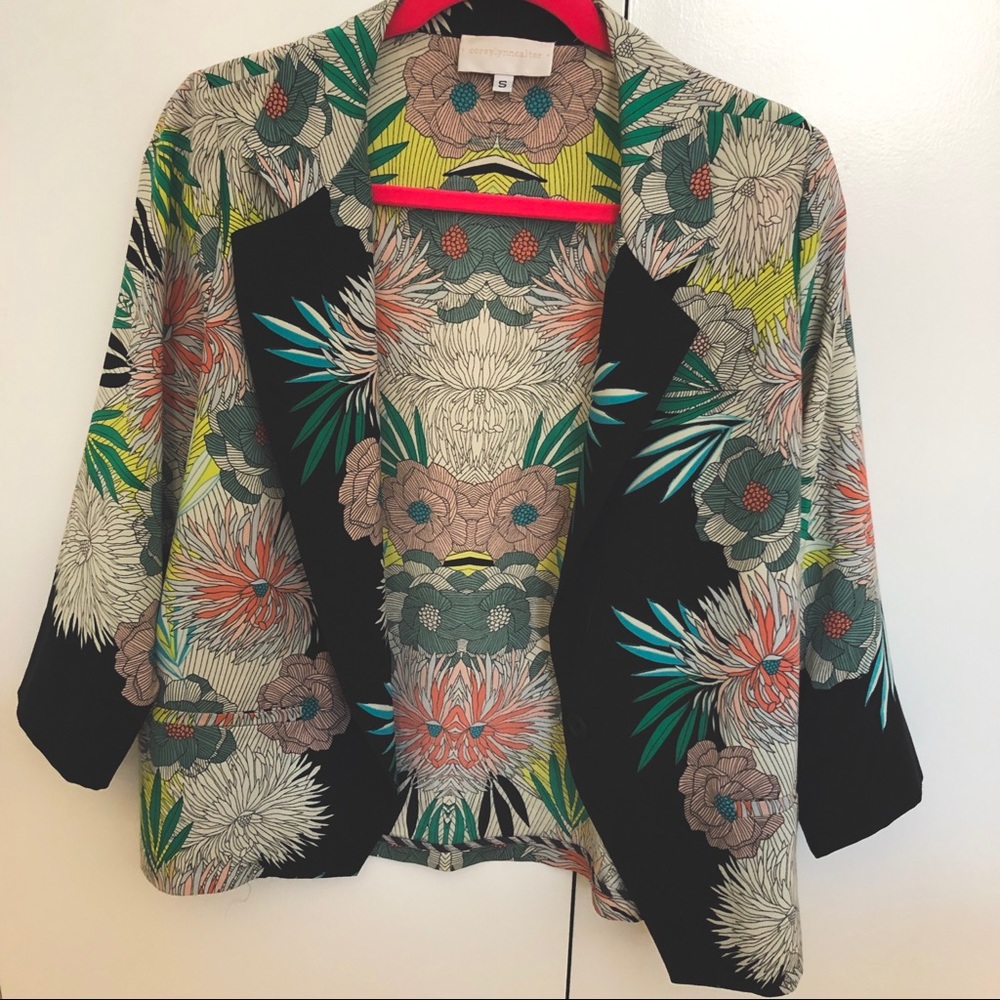 Corylynn Carter Floral Blazer from Anthropologie